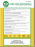 ILMU GIZI INDONESIA Vol.01, No.01  Agustus 2017