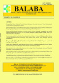 BALABA , Volume 15 No.1 Juni 2019
