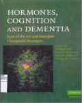 Hormones , Cognition And Dementia : State Of Art And Emergent Therapeutik Strategies
