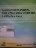 Panduan Operasional Bina Ketahanan Keluarga Balita dan Anak
