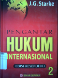Pengantar Hukum Internasional 2, edisi kesepuluh