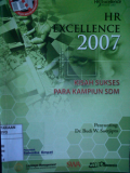 HR Excellence 2007 ; Kisah Sukses Para Kampiun SDM