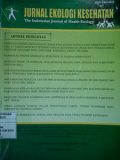Jurnal Ekologi Kesehatan ; The Indonesian Journal of Health Ecology Volume 11 No 3 September 2012