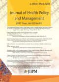 Journal of Health Policy and Management Year 2017, Volume 02 No. 01