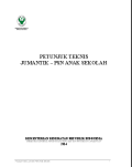Petunjuk Teknis Jumantik-PSN Anak Sekolah