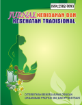 JURNAL KEBIDANAN DAN KESEHATAN TRADISIONAL Vol.5,No.2,September 2020