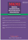 MKMI Media kesehatan Masyarakat Indonesia Vol.16,No.1 maret 2020