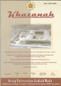 Khazanah : Arsip Universitas Gadjah Mada , Volume 9 , Nomor 1 , Maret 2016