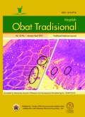Majalah Obat Tradisional vol.26 No.1 January-April 2021