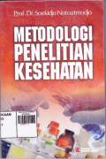 Metodologi Penelitian Kesehatan