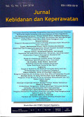 Jurnal Kebidanan dan Keperawatan, Volume 12, Nomor 1, Juni 2016