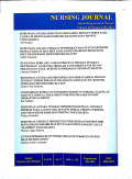 Nursing Journal ; Jurnal Keperawatan Respati Volume II Nomor 2, Mei 2012