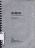 Nutrition For Health And Development : A Global Agenda For Combating Malnutrition