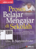 Proses Belajar Mengajar di Sekolah