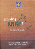 Prosiding KNAPTi : Konfrensi Nasional Pembelajaran Informatika , Yogyakarta, 21 Januari 2012