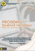 Prosiding Seminar Nasional Kesehatan Masyarakat 2020, Indralaya 13-14 Oktober 2020 , Peluang dan Tantangan Epidemiologi dalam Ketahanan dan Kesehatan Global Di Era Pandemi Covid-19