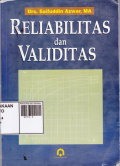 Reliabilitas dan Validitas