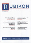 Rubikon Journal Of Transnational American Studies, Volume 2 Number 2 September 2015