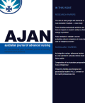 Australian Journal of Advance Nursing, September 2014- November 2014 Volume 32 No. 1