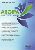 ARGIPA; Arsip Gizi dan Pangan, Vol.2, No.1, Jan-Jun 2017