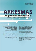 ARKESMAS; Arsip kesehatan Masyarakat, Vol.1, No.2, Juli-Desember 2016