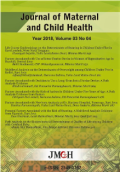 JOURNAL OF MATERNAL AND CHILD HEALTH Vol 03 No 04 2018
