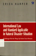 International Law and Standards Applicable in Natural Disaster Situations