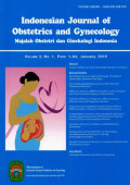 Indonesian journal of obstetric and ginekologi Indonesia Vol 3, no 1 January 2015 ( INAJOG )