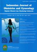 Indonesian journal of obstetric and ginekologi Indonesia Vol 3, no 2 April 2015 ( INAJOG )