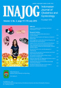 Indonesian journal of obstetric and ginekologi Indonesia Vol 4 no 3 July 2016 ( INAJOG )