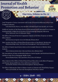 Journal of Health Promotion and Behaviour 2021, Vol 06 No.1