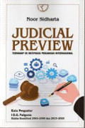 Judicial preview terhadap UU ratifikasi perjanjian internasional