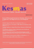Kesmas : Jurnal Kesehatan Masyarakat Nasional,Volume 11, Nomor 3 February 2017