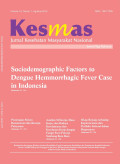 Kesmas : Jurnal Kesehatan Masyarakat Nasional, Volume 12, Nomor 2 November 2017