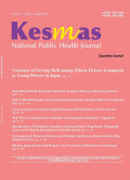 Kesmas : Jurnal Kesehatan Masyarakat Nasional,Volume 12, Nomor 1 Agustus 2017