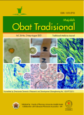 Majalah Obat Tradisional vol.26 No.2 May-August 2021