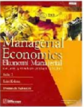 Managerial Economics: Ekonomi manajerial dalam perekonomian global Buku 1