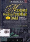 Metodologi Penelitian Pendidikan dan Sosial (kuantitatif dan kualitatif)