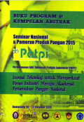 BUKU PROGRAM & KUMPULAN ABSTRAK ,inovasi teknologi untuk memperkuat peran industri menuju akselerasi pemenuhan pangan nasional