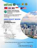 Unjaya International Conference of Health Science ; Bridging to The Future of Health Care : Clinical, Research, Education & Technology ; Abstract Book Yogyakarta 15-16 November 2023