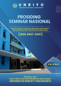 Prosiding Seminar Nasional Universitas Respati Yogyakarta ; Sinergi Perguruan Tinggi dan Mitra dalam Mewujudkan Masyarakat Mandiri, Produktif, dan berdaya saing, Vol.4 No.1 Desember 2022