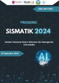 PROSIDING : Seminar Nasional Sistem Informasi dan Manajemen Informatika SISMATIK Vol. 4 (2024)